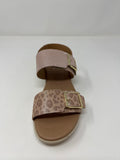 Valerias Low Wedge Sandal.