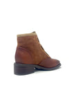 Fugitive Ankle Boot With Elastic Straps