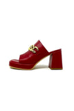 Marco Moreo Platform Mule with Gold Trim