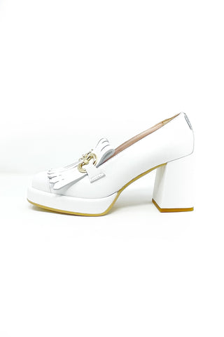 Marco Moreo Block heel Platform with Gold Trim