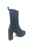 Marian Suede Boot with Block Heel and Platform