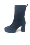 Marian Suede Boot with Block Heel and Platform